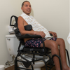 Image of ActiveAid 285 Rehab Shower Commode Chair with Tilt