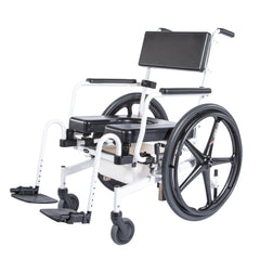 Image of ActiveAid 1100 Rehab Shower / Commode Chair - Seat Height / Slope Adjustable
