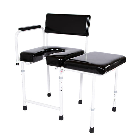 ActiveAid 202 Rehab Shower / Commode Chair - Bath / Toilet Modular System - General Medtech