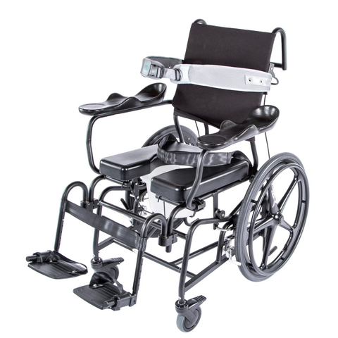 ActiveAid 285 Rehab Shower Commode Chair with Tilt