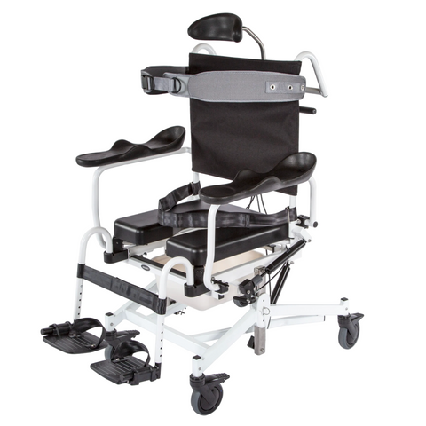 ActiveAid 285TR Rehab Shower Commode Chair Tilt Recline