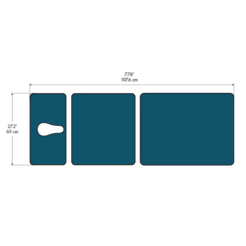 MedSurface 3-Section Hi Lo Treatment Table 32089