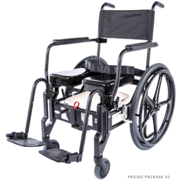 ActiveAid 922 Rehab Shower / Commode Chair - Folding - General Medtech
