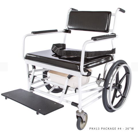 ActiveAid 720 Bariatric Rehab Shower / Commode Chair - General Medtech